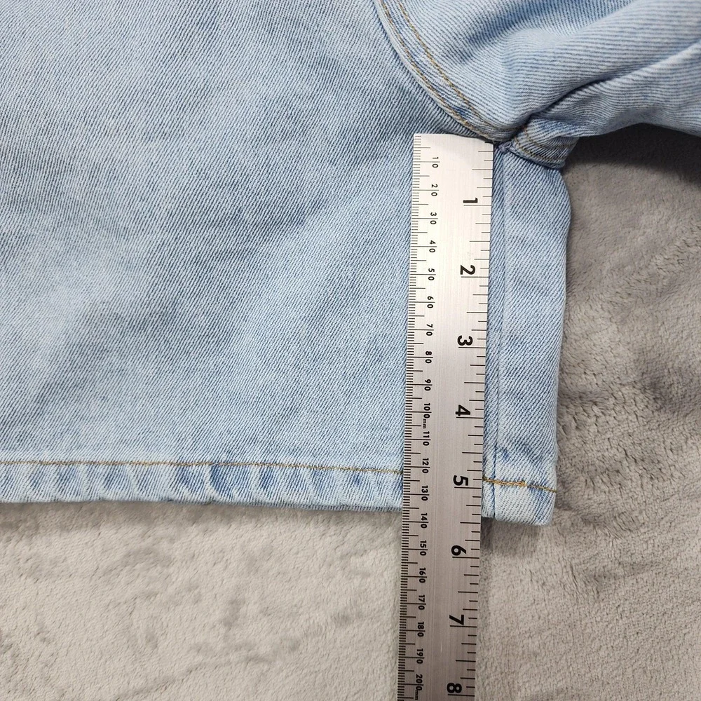 Vintage YOYO JEANS Shorts Womens 1 Juniors Blue Denim High Rise Mom Baggy Casual